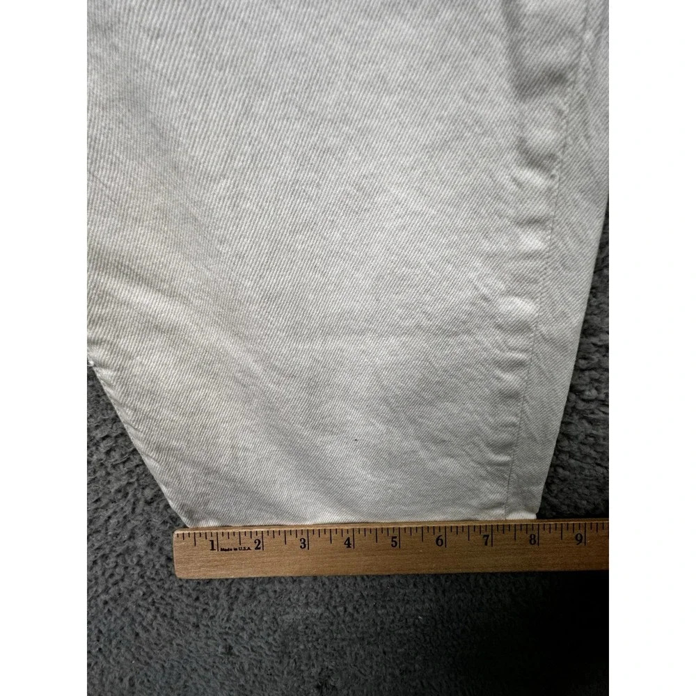 Lucky Brand 223 Straight Jeans Mens 34x30 White Denim NWT